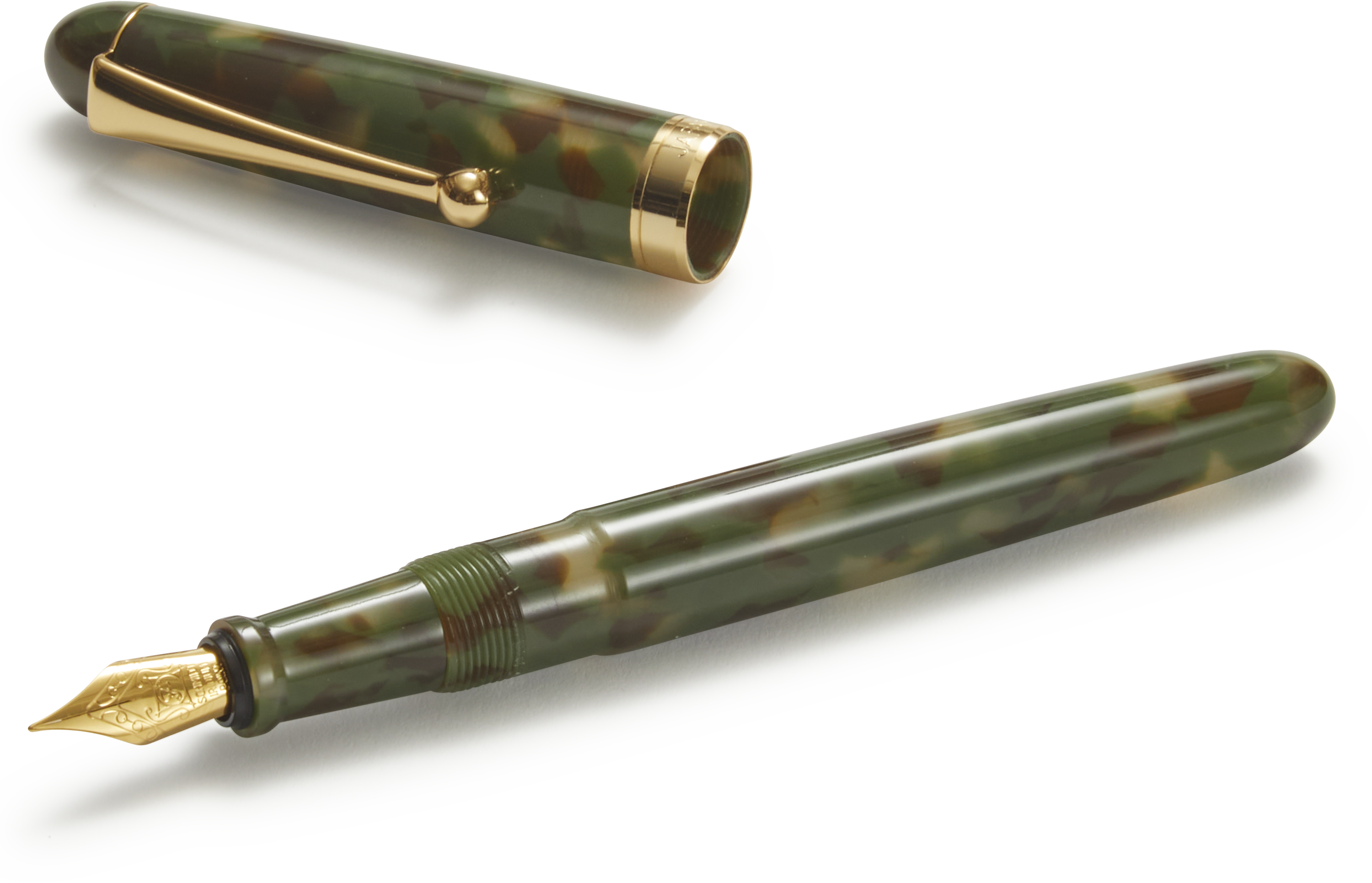 Ohnishi Seisakusho Camouflage Acetate Fountain Pen  Choosing Keeping