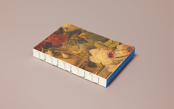 Extra Thick Pictorial Journal - Bouquet with Blue Spine