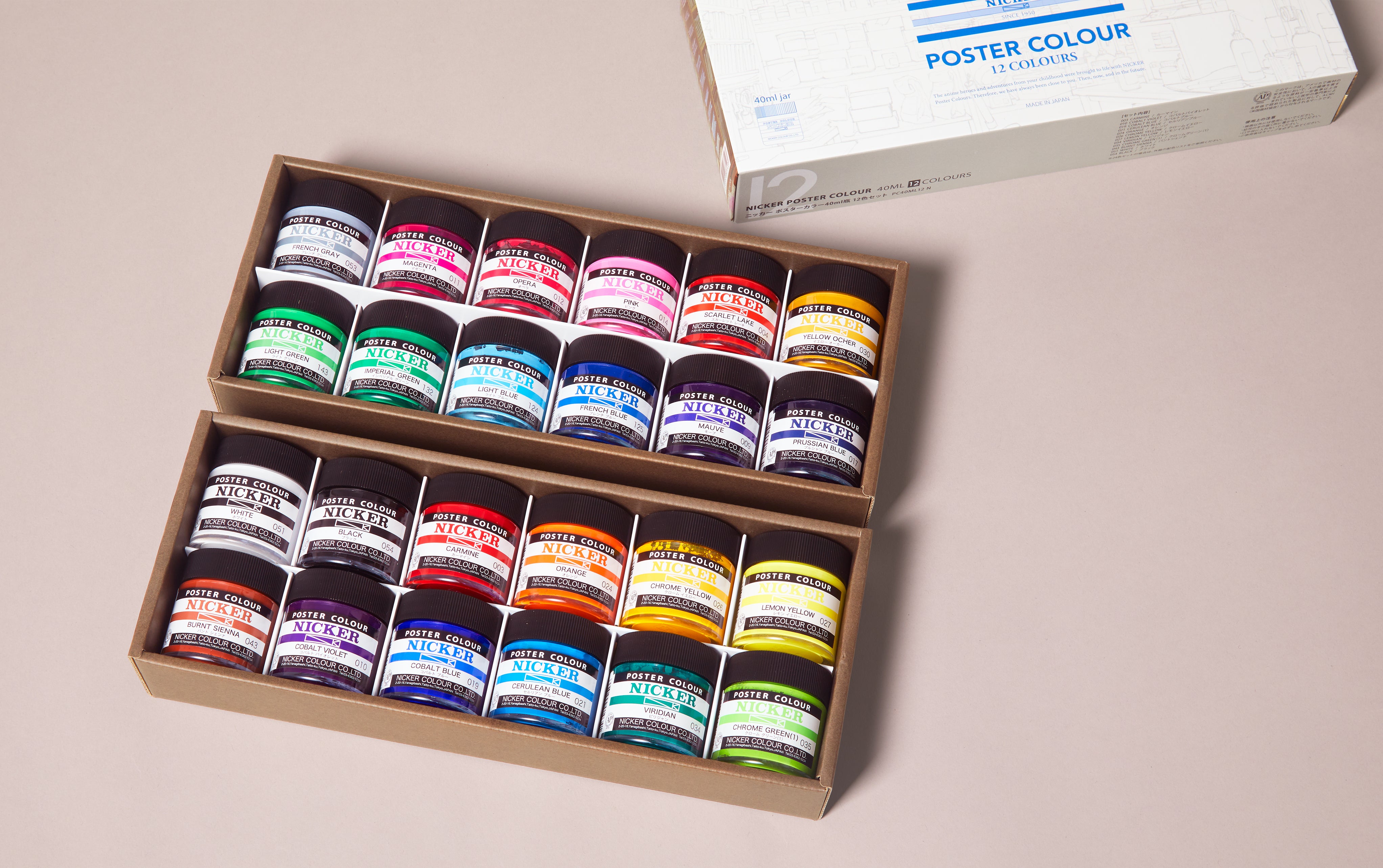 Nicker Colour 24 Colour Poster Paint Set – Choosing Keeping