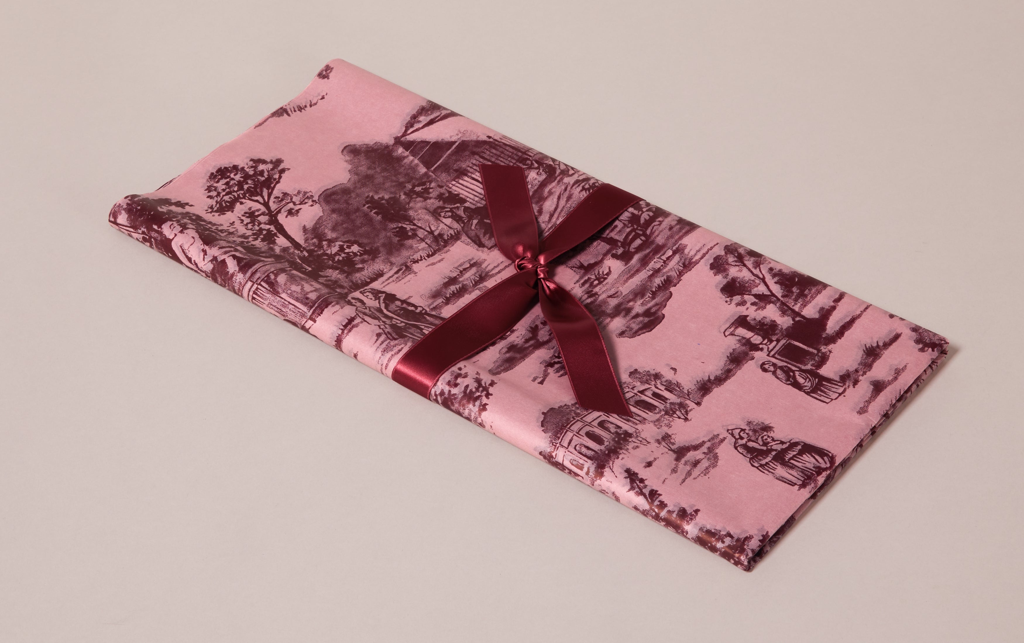 Toile De Jouy Tissue Paper 25 pack, Red – Choosing Keeping