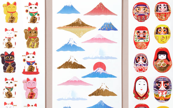 Japanese Sticker Sheets - Japanese Icons