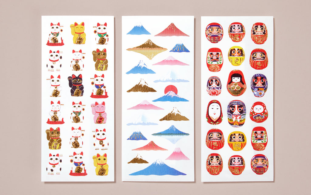 Japanese Sticker Sheets - Japanese Icons – Choosing Keeping