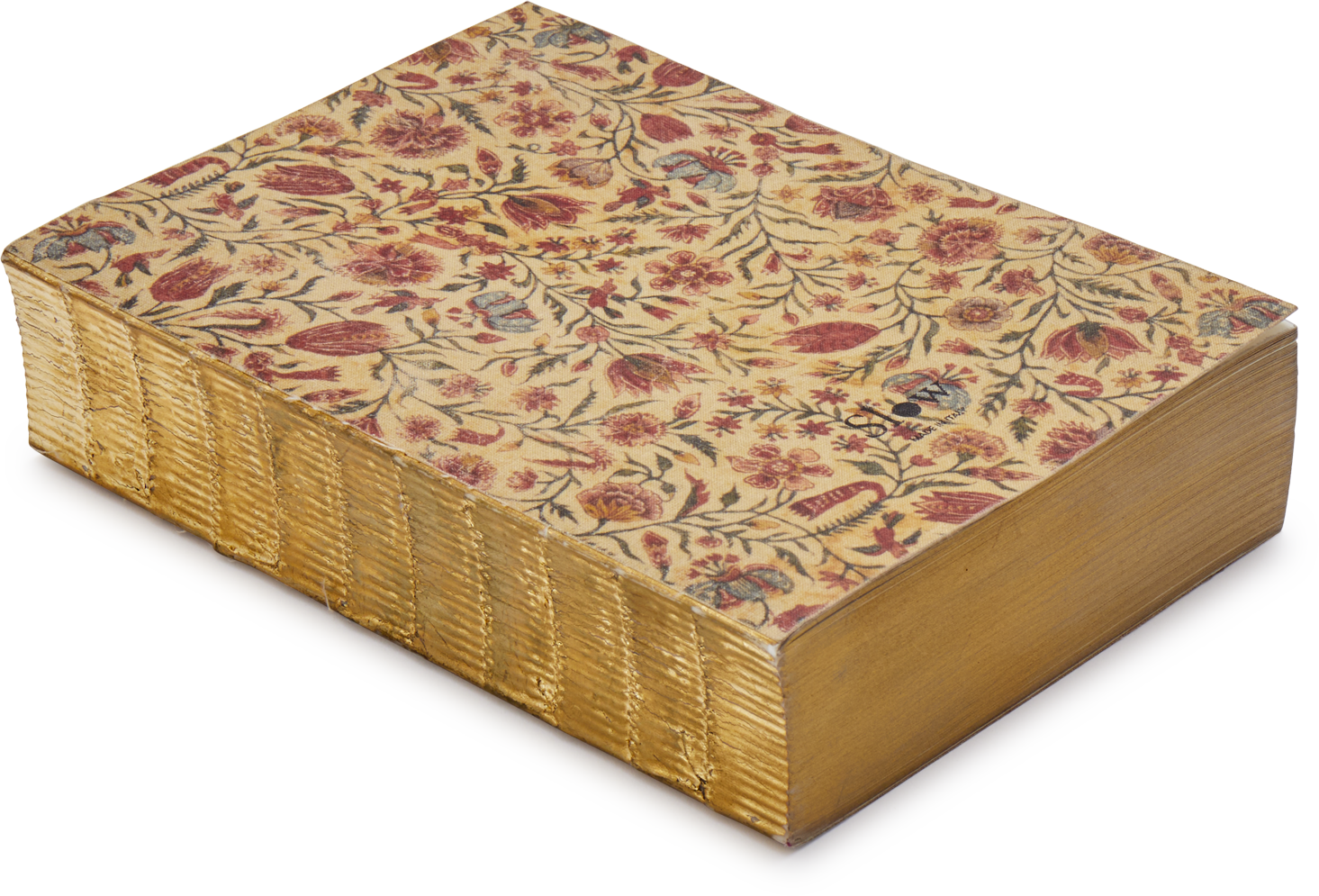 Gold Leaf Chintz Bible Size Journal