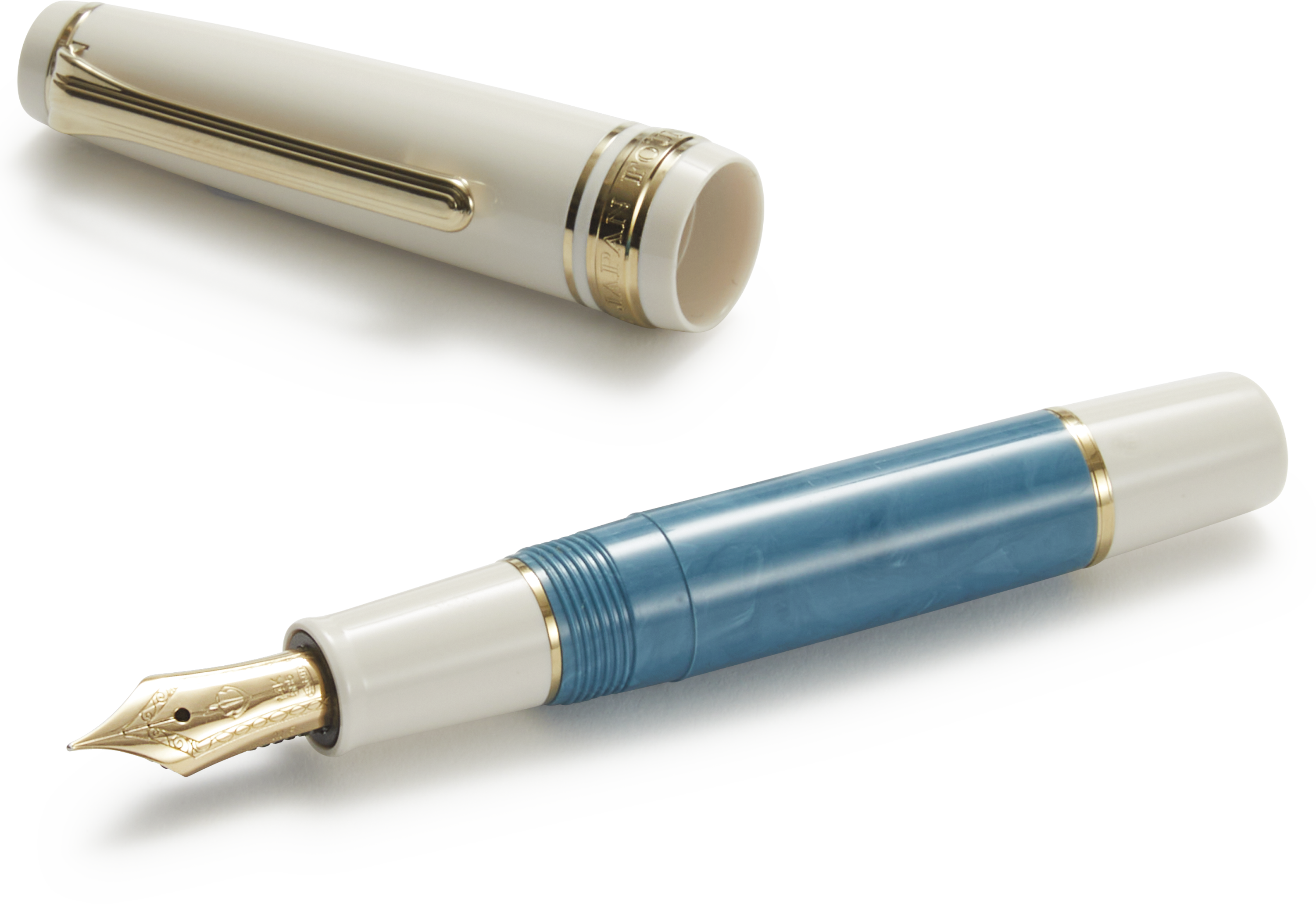 Bleu Ciel Marbled Sailor Pro Gear Mini Slim Fountain Pen