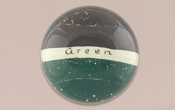 John Derian Paperweight, Green Palette