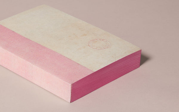 Extra Thick Linen Bound Library Journal - Paradiso Pink