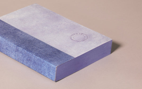 Extra Thick Linen Bound Library Journal - Ulysses Blue