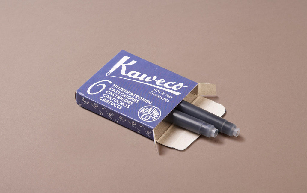 Royal Blue Kaweco 6 Pack Ink Cartridges - Choosing Keeping