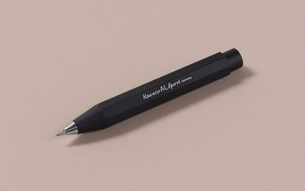 Matte Black Aluminium Kaweco AL Sport 0.7mm Mechanical Pencil