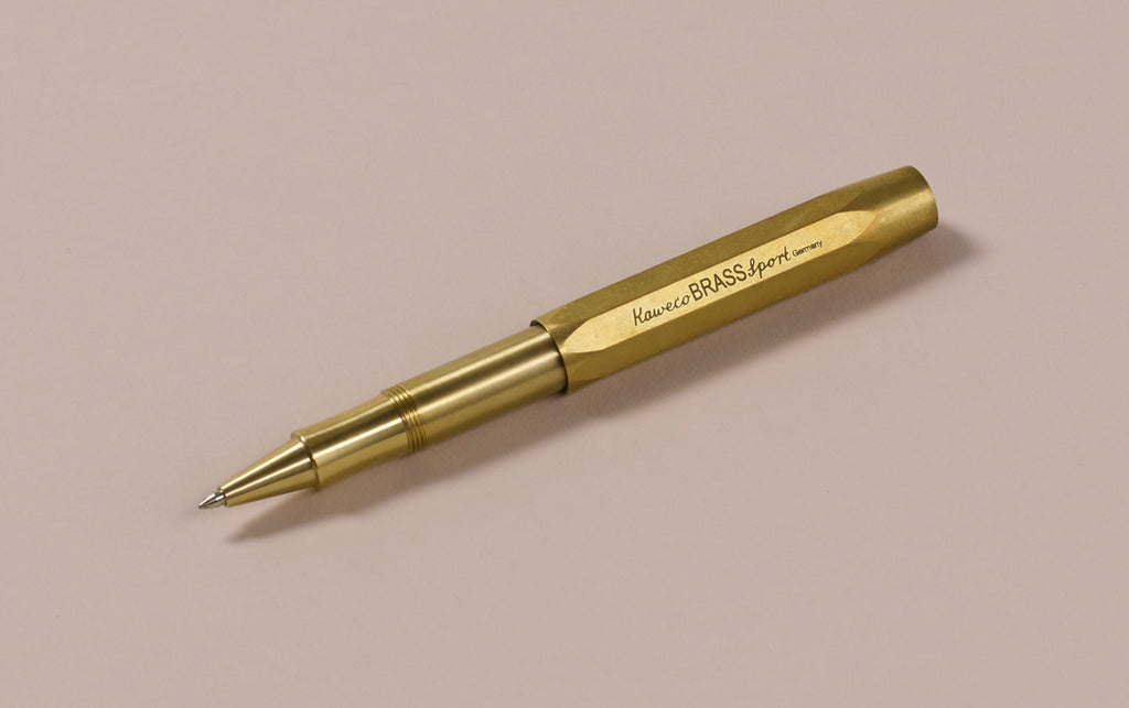 Brass Kaweco Sport Fountain Pen - Choosing Keeping