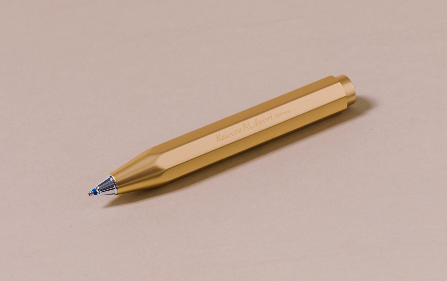 Matte Gold Kaweco Aluminium AL Sport Ballpoint Pen – Choosing Keeping