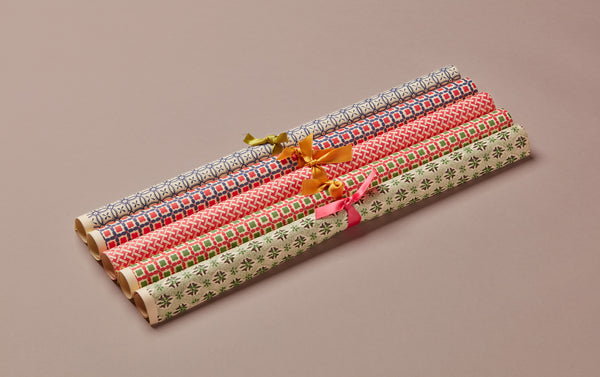 Assorted Geometric Pattern Wrapping Papers No.2