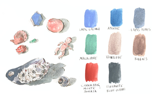 Mineral Origin Natural Pigments Watercolour Set