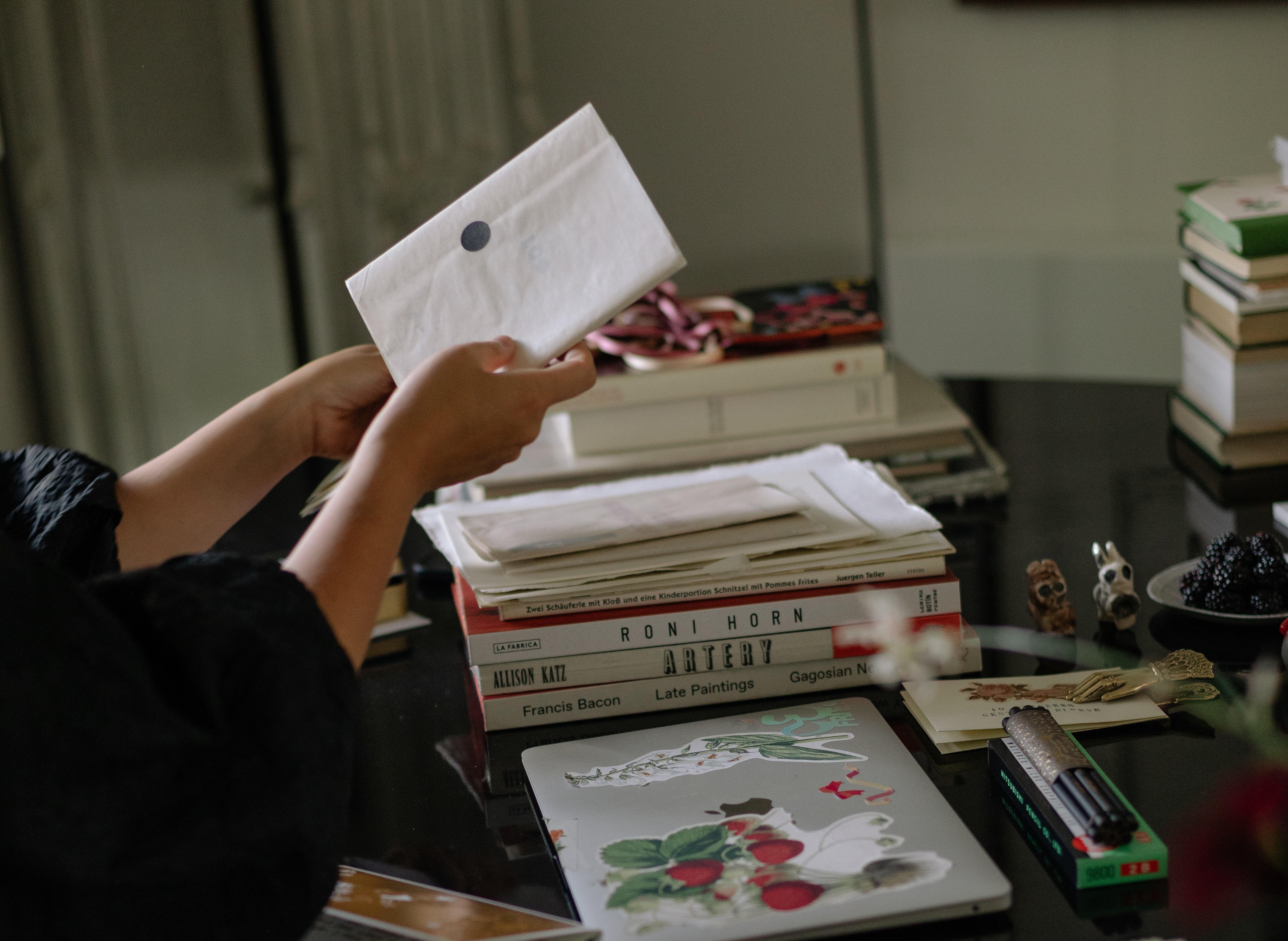 Simone Rocha Writes in Red