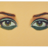 Winking Eyes Postcard