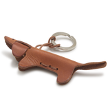 Italian Leather Keyring, Sausage Dog