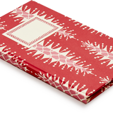 Slim Hardback Notebook, Pinecone Red and Pink