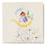 Vintage French 1930s Wood Christmas Cards