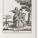 Letterpress Music Greeting Card