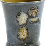 Steve Harrison Large Pen Pot - Blue Salt-glazed Stoneware