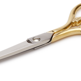 Gold Choosing Keeping "Leaves" Paper Scissor