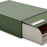 Archival Box, Mottled Green