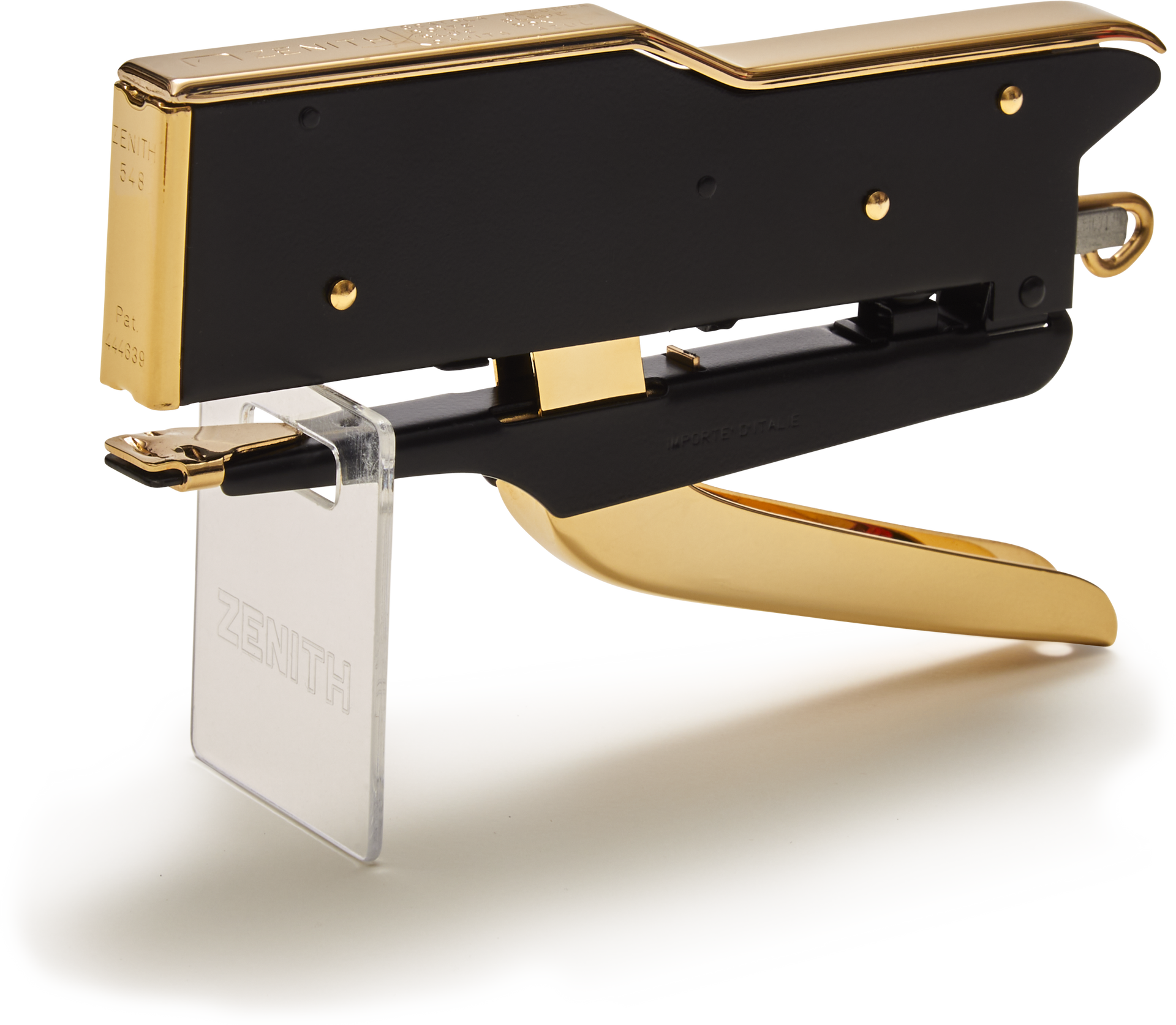 Hand Held Black and Gold Zenith 6/4 Plier Stapler – Choosing Keeping