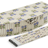 Scanlon Apparati Pencil Box & Pencils, Blue Berry