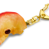Faux Apple Core Keyring