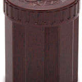 Mottled Red Bakelite Double Sharpener with Reservoir