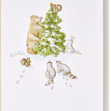 Bear's Forest Christmas Greeting Card