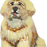 Wheaten Terrier Glass Ornament