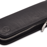 Black Small Leather Pencil Case