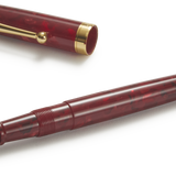 Ohnishi Seisakusho Red Marble Acetate Fountain Pen
