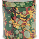 Astier de Villatte Large Green Marble Lidded Box