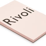 Pink Rivoli Writing Paper Pad