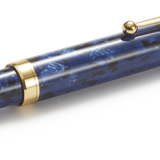Ohnishi Seisakusho Blue Marble Acetate Pencil Extender and Holder