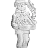 Boy with Basket Tin Ornament