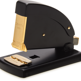 Desktop Aluminium Black and Gold Zenith Stapler