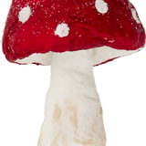 Papier-mâché Tall Red Mushroom