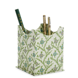 Scanlon Apparati Pen Pot, Purple & Blue Flowers