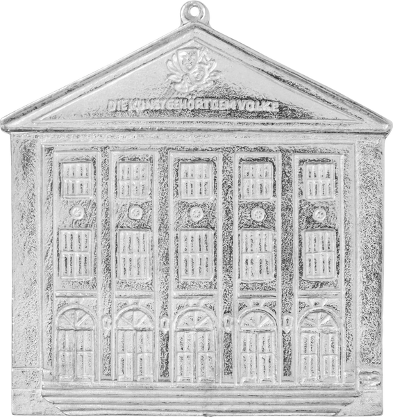 Stately Home Tin Ornament