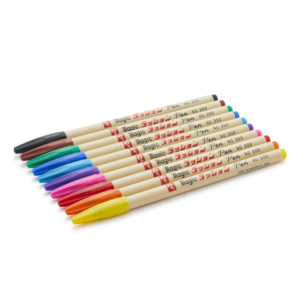 Felt Tip Magic Pens, 10 Colour Set