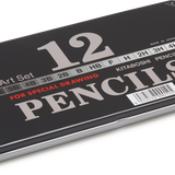 Kitaboshi 12 Grade Graph Drawing Pencil Set