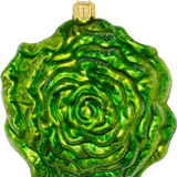 Lettuce Glass Ornament