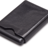 Black Choosing Keeping Leather Card Holder