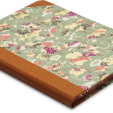 Hardback "Composition Ledger" Chiyogami Notebook, Green Grapevine