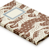 Slim Hardback Notebook, Horses Chocolate