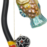 Fishing Rod Glass Ornament