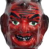 Papier-mâché Krampus Head Candy Box